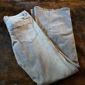 Free people bell bottoms gray